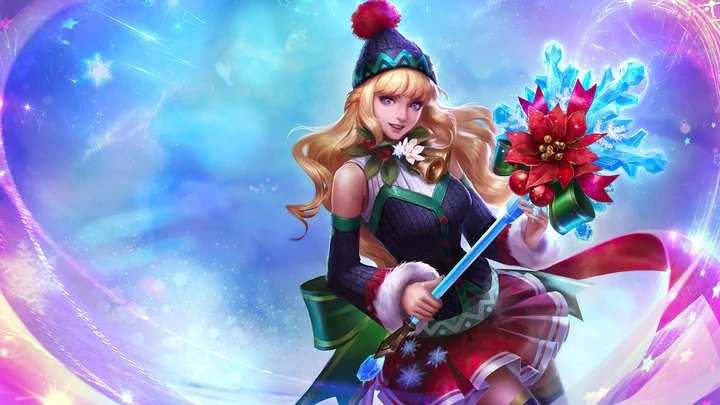 Carnaval de Navidad, skin de Odette