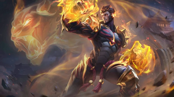 Tigre Llameante, skin de Paquito