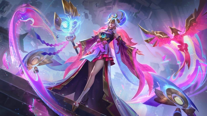 Neon Shingetsu, a Pharsa skin
