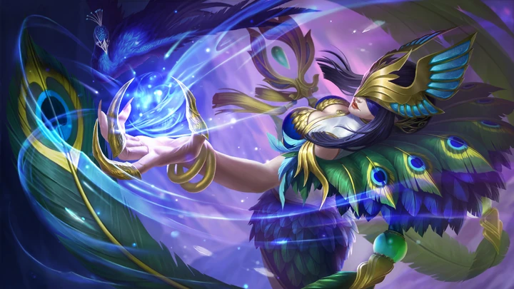 Peafowl's Dance, a Pharsa skin