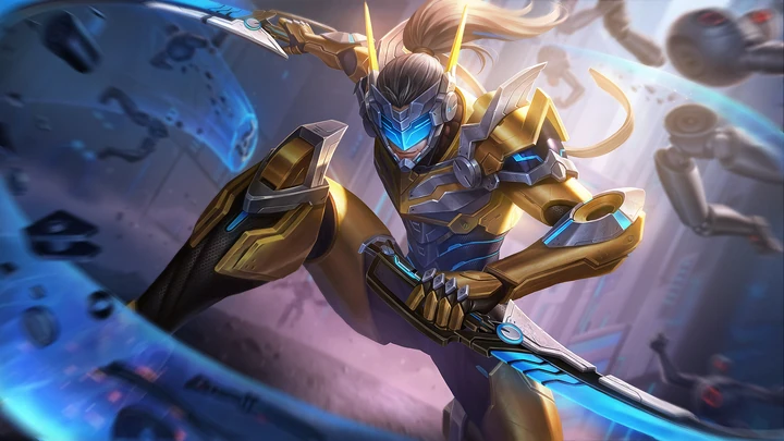 Destello Dorado, skin de Saber