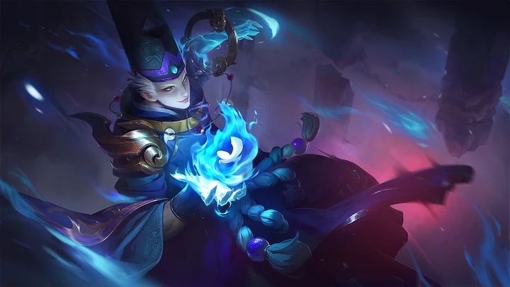 Invocador de Shikigami, skin de Valir