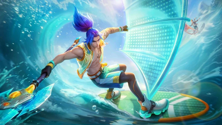 Olas de Verano, skin de Zilong